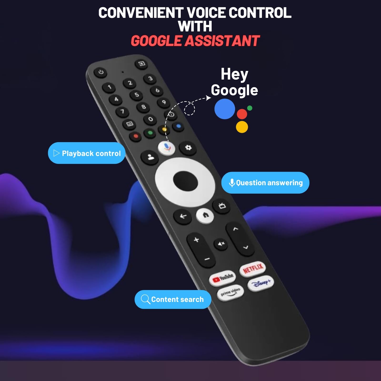 Raxxio MAG555 4K Streaming Media Player Google TV OS, Dual-Band Wi-Fi, 4K HDR…