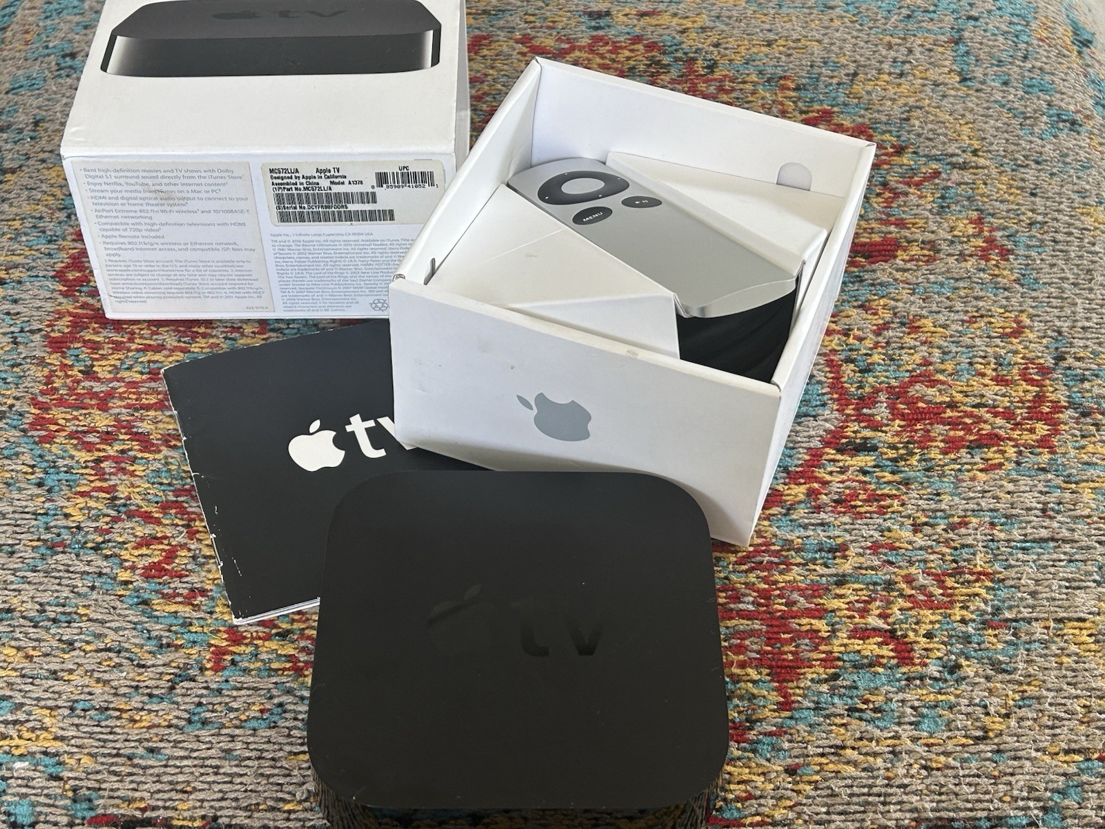 Apple TV 2nd Gen Digital Media Streamer A1378 MC572LL/A Complete in Open Box NEW