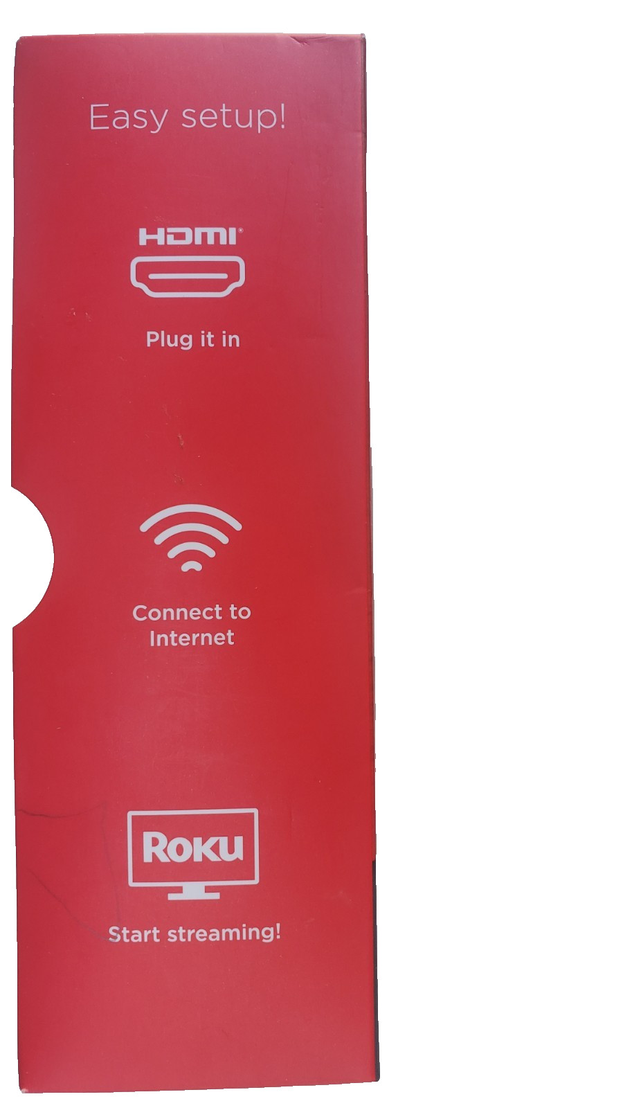 Roku 3 Digital HD Media Streamer Black model# 4230X with remote, and adapter