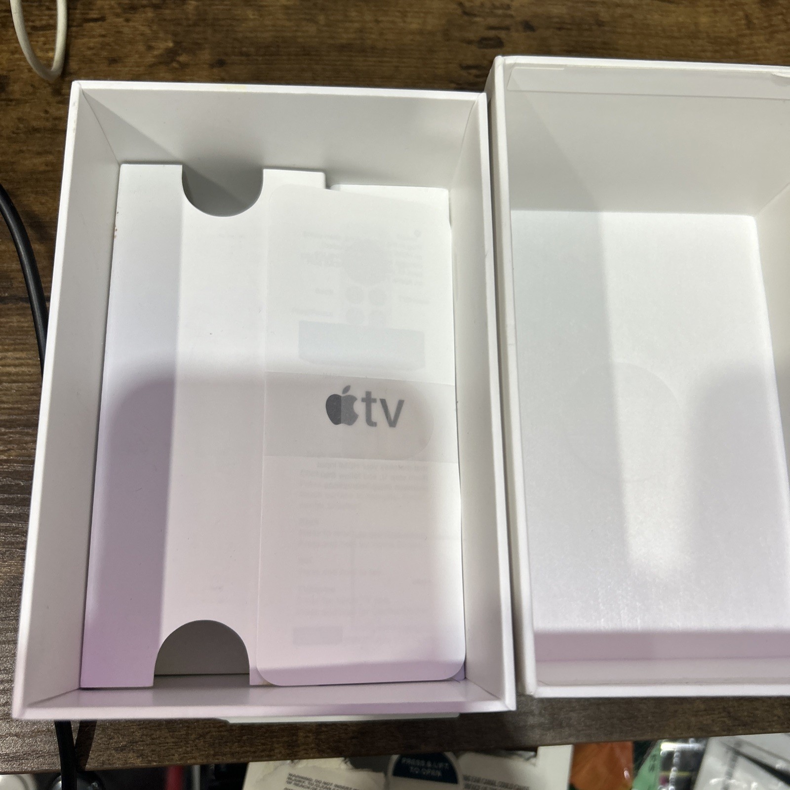 Apple Empty Box ONLY Apple TV 4K Wi-Fi ONLY MN873LL/A 64GB Genuine