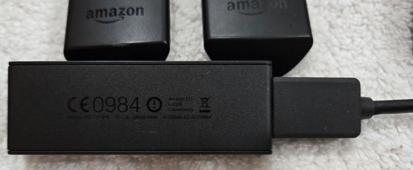 Amazon Stick Model LY73PR & Amazon Fire Streaming Box Model DV83YW Bundle