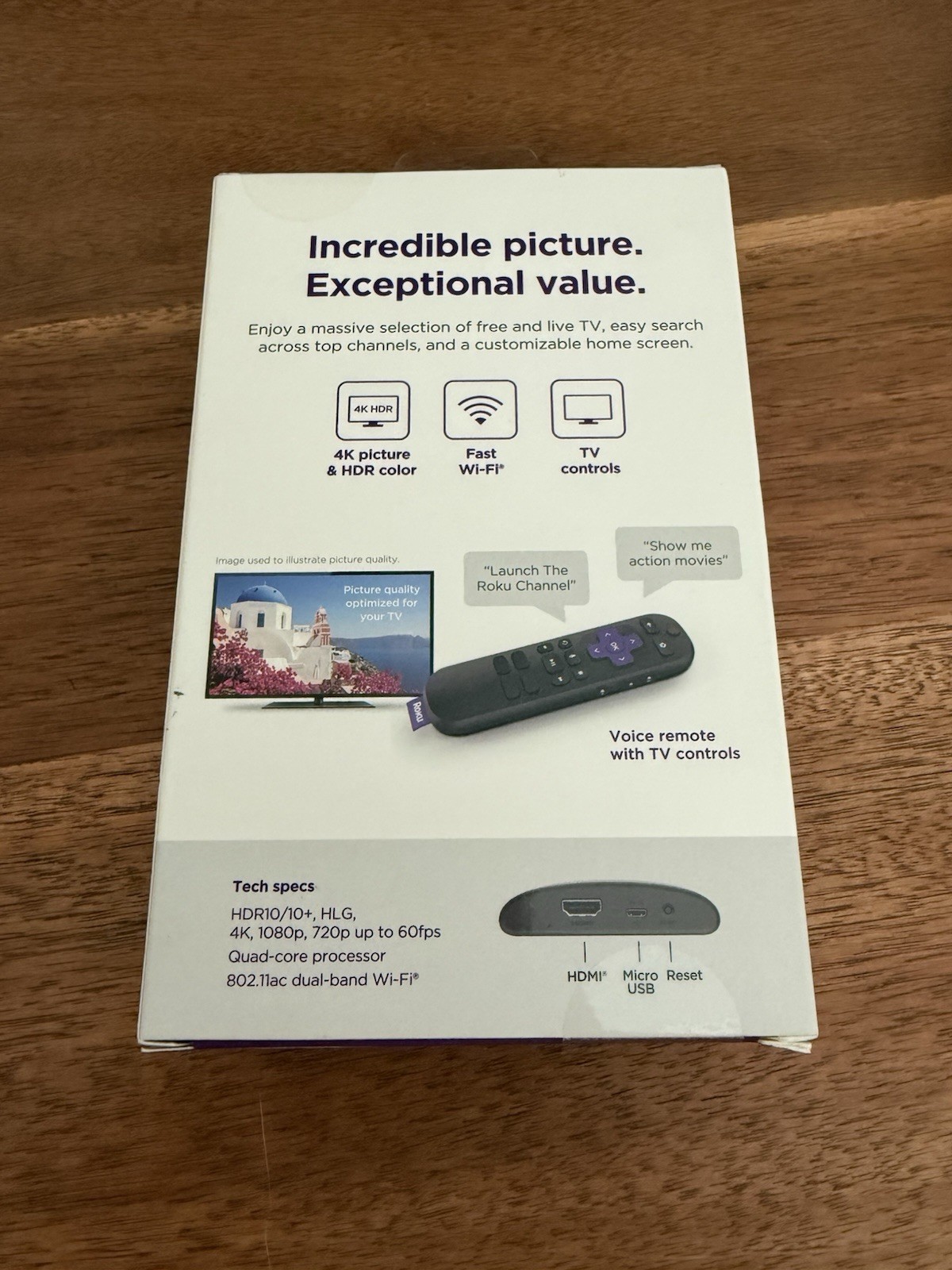 Roku Express 4K+ Streaming Player New and Sealed