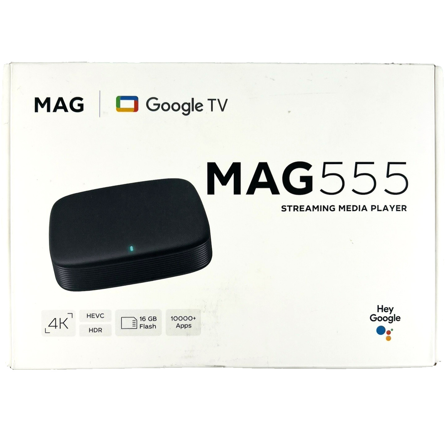 Infomir MAG555 Google TV 4K Ultra HD Streaming Media Player Wi-Fi HDMI 2.1