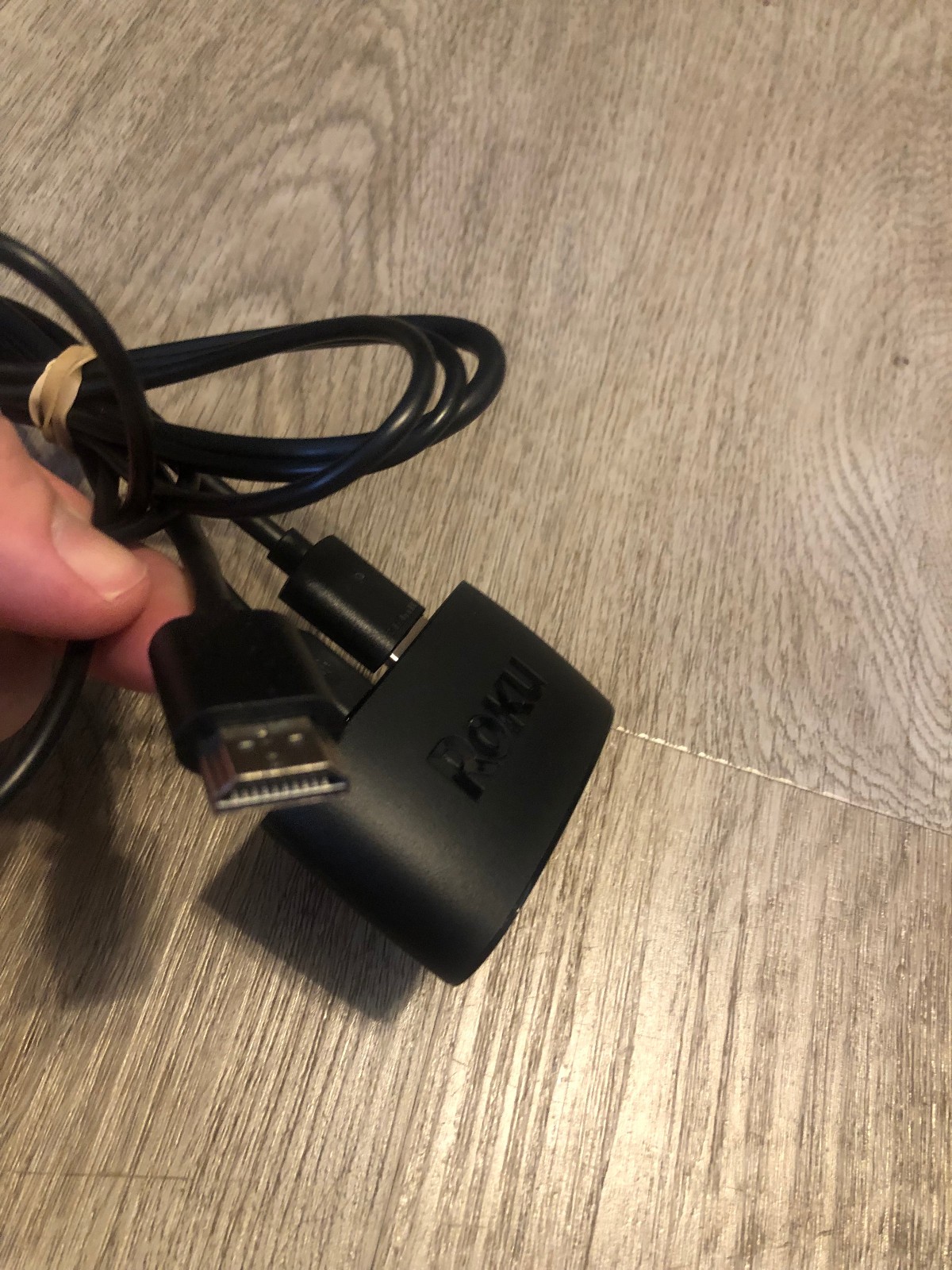 Roku Model 3930X Streaming Media Device w/ Power Supply Cable HDMI cord NOREMOTE