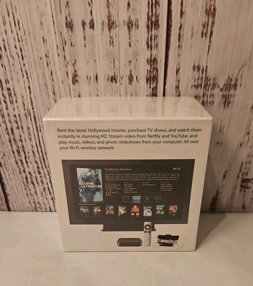 New Sealed Apple TV 2nd Gen Digital Media Streamer A1378 MC572LL/A -2011