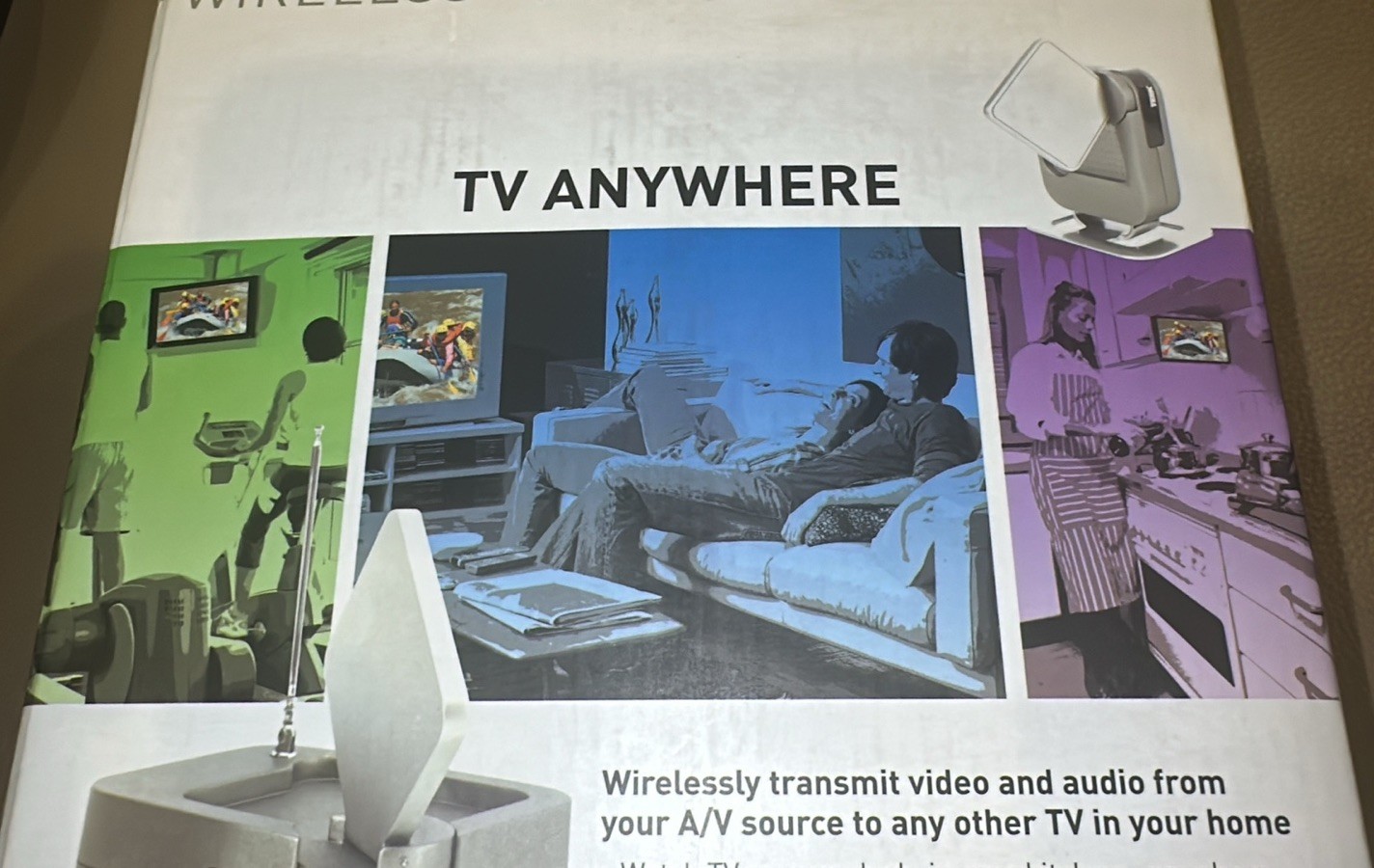 Terk Technologies Wireless TV Video & Audio From An A/V Source To Any TV In Home