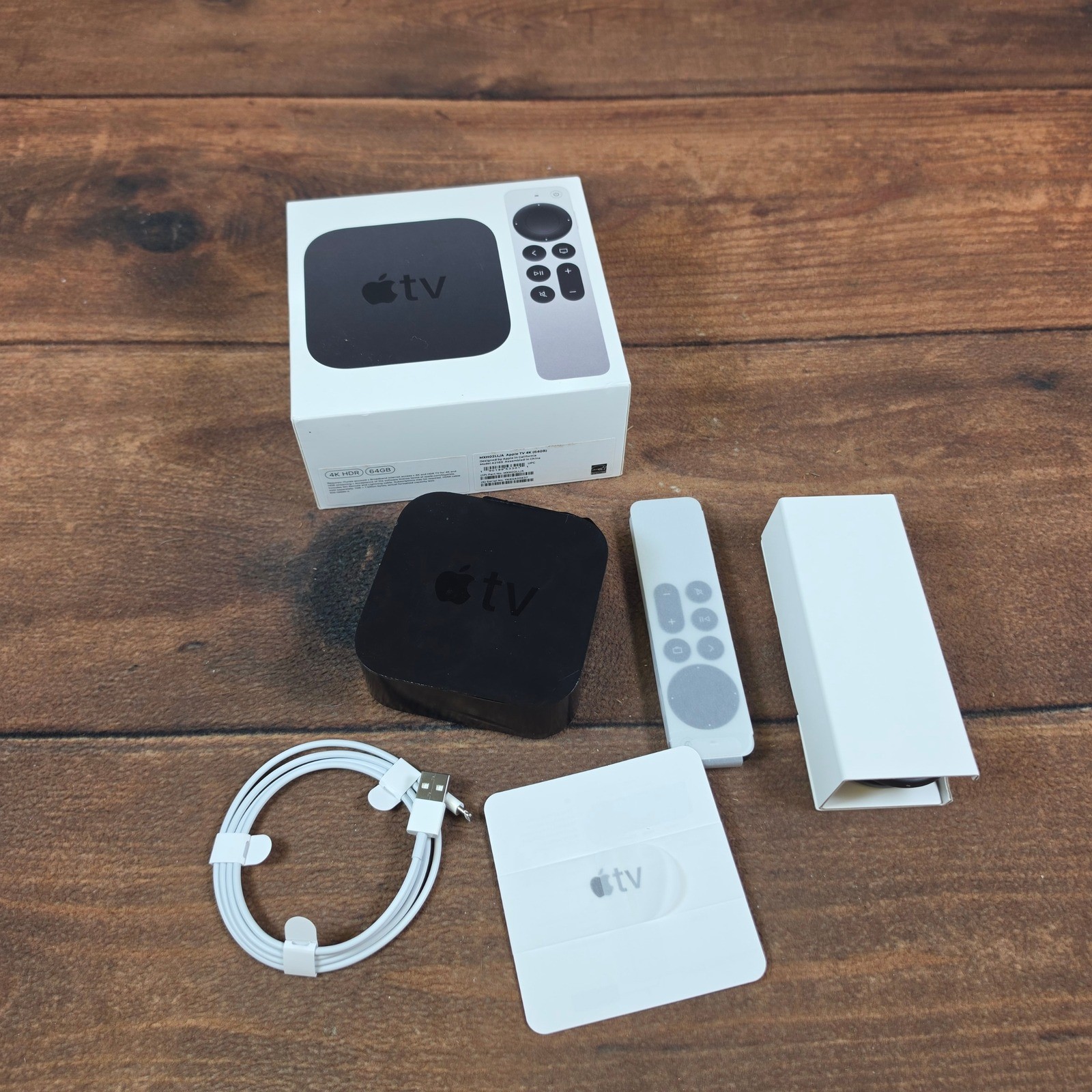 Apple TV 4K Media Player 64GB Black NOB A2169 Siri Remote HDR 2nd Gen