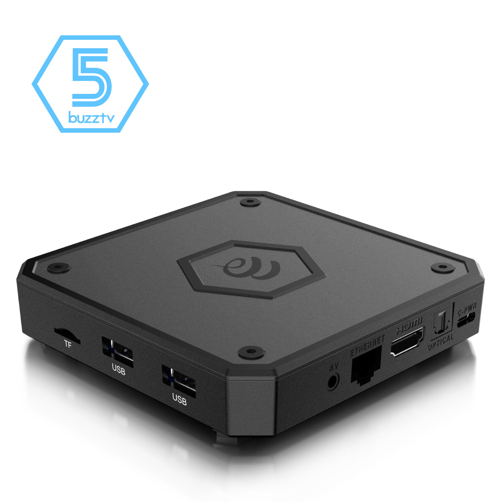 BuzzTV E5 -32GB Android 11 2X2 Wi-Fi USB-C TV IP Box Buzz TV E5 Essentials