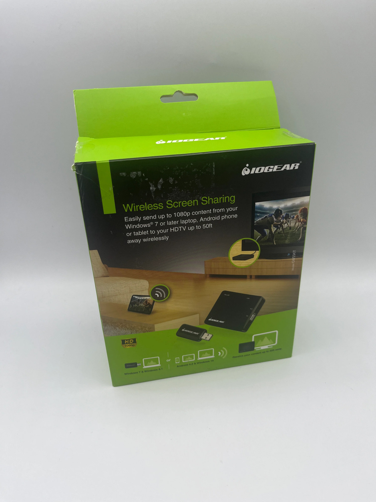 IO Gear Wireless Screen Sharing & Miracast Kit GWSSKIT NEW OPEN BOX