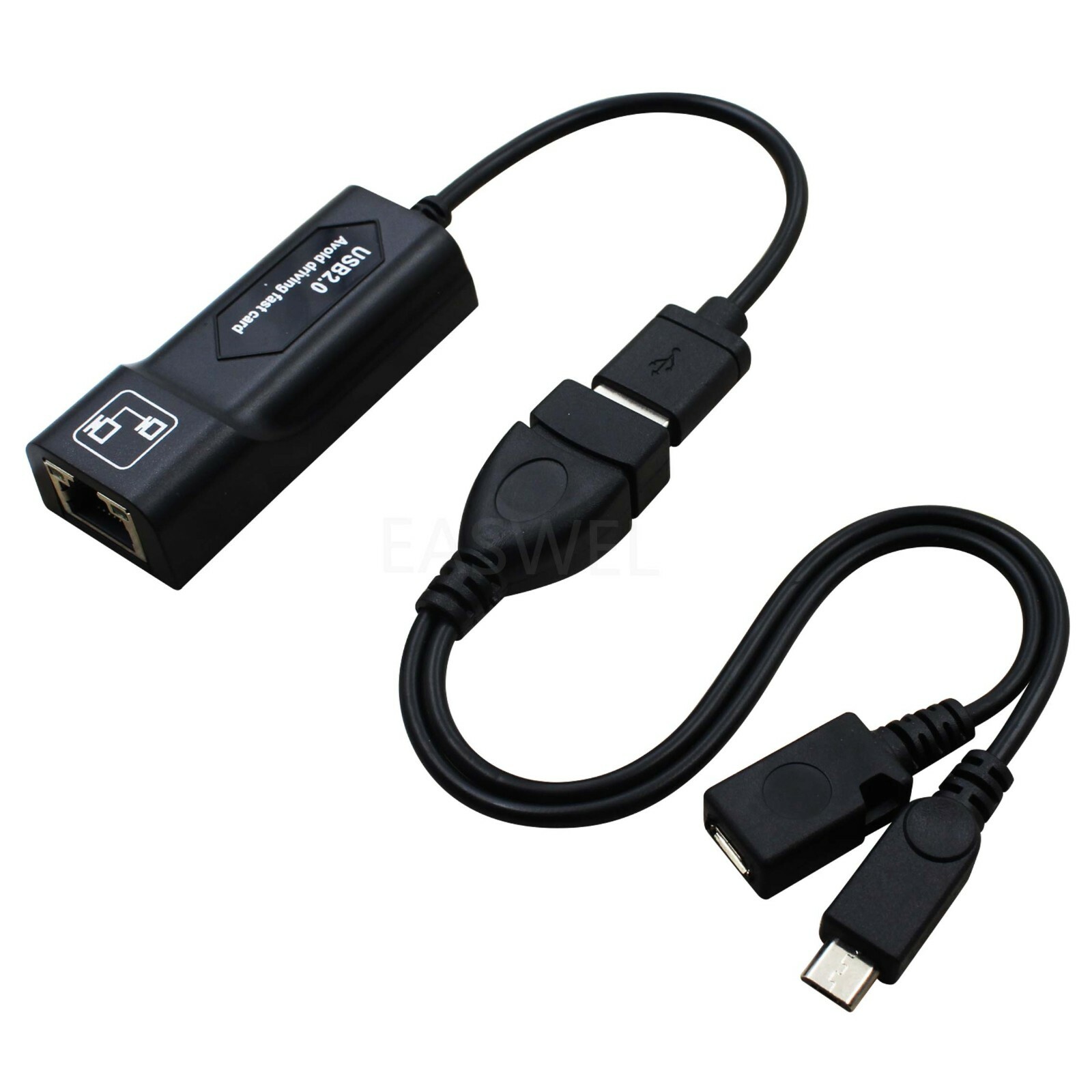 LAN Ethernet Rj45 Connector OTG USB Adapter Cable for Amazon Fire Stick 2nd