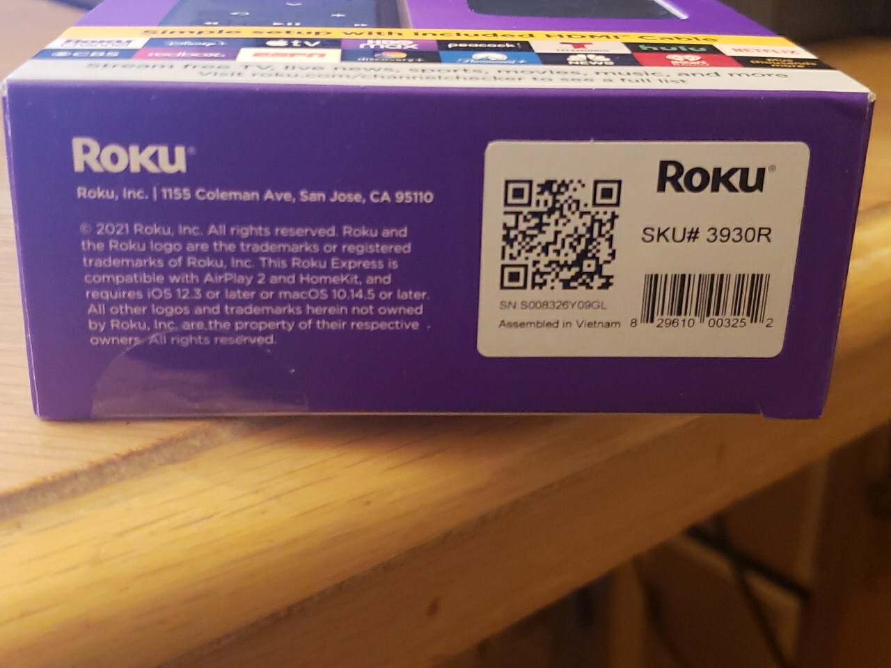 Roku Express HD Streaming Media Player – Black SKU# 3930R