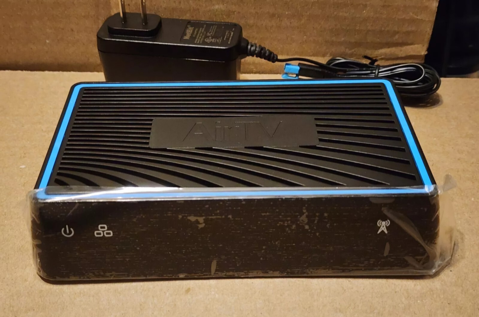 Sling Media AirTV Black Dual Tuner Local Channels Streamer for Sling w/AC Adapte