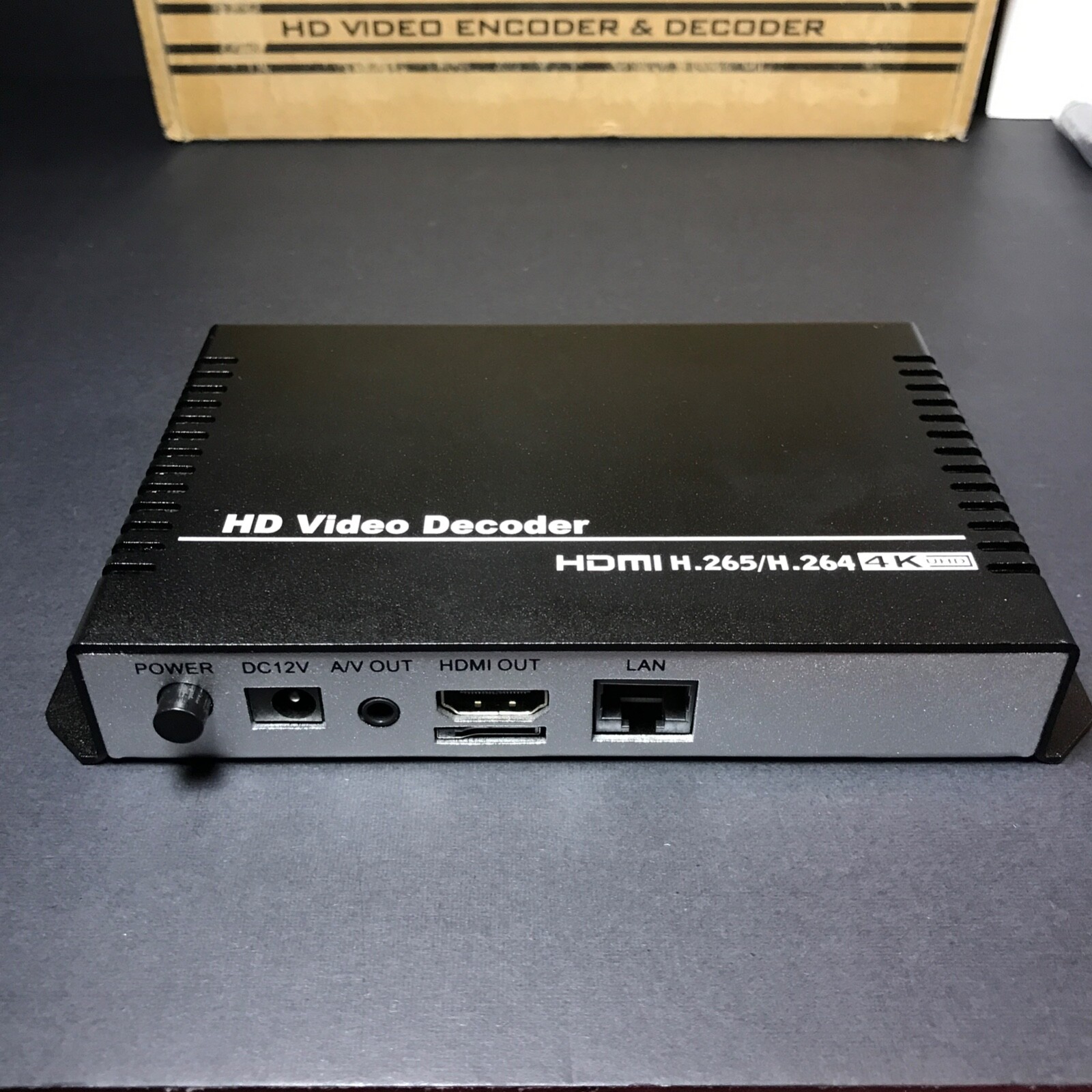 H.265 H.264 Ultra HD 4K Video Audio Decoder IP Streaming Decoder IP To HDMI +