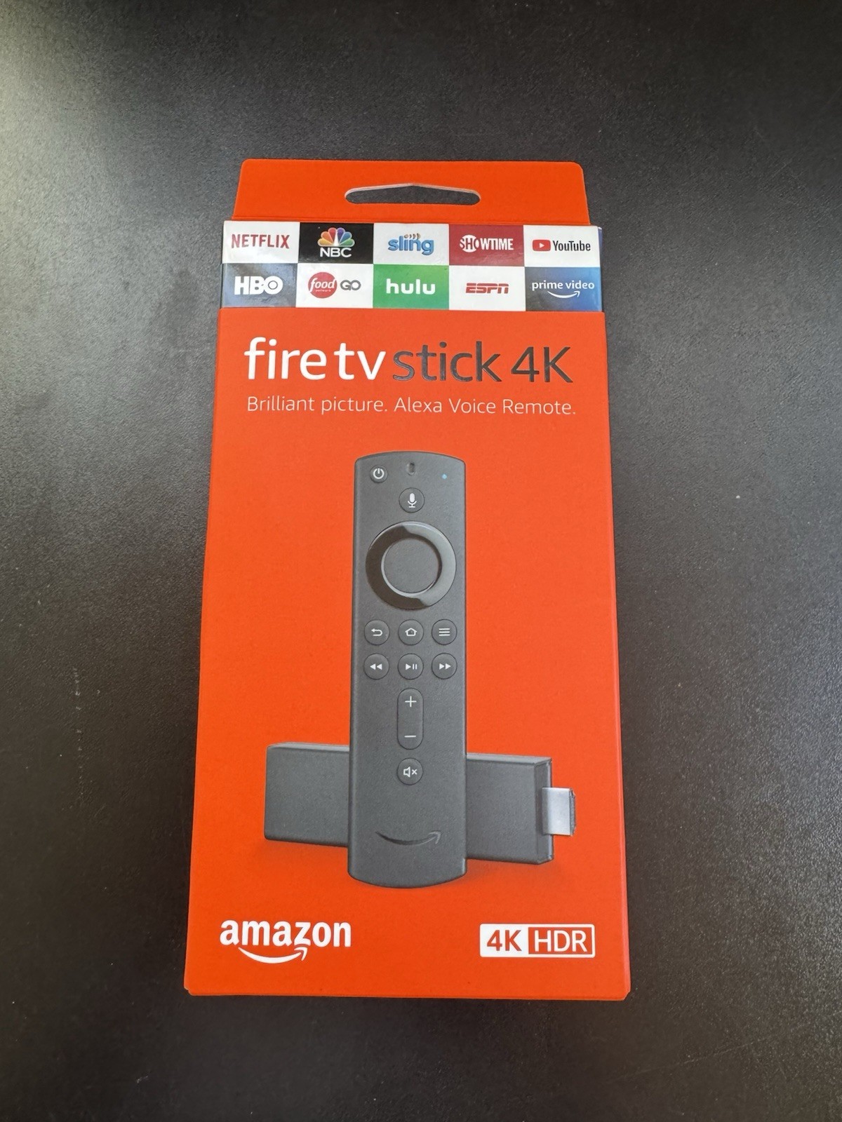 Amazon Fire TV Stick 4K HDR Dongle Alexa Voice Remote Dolby Atmos Wi-Fi