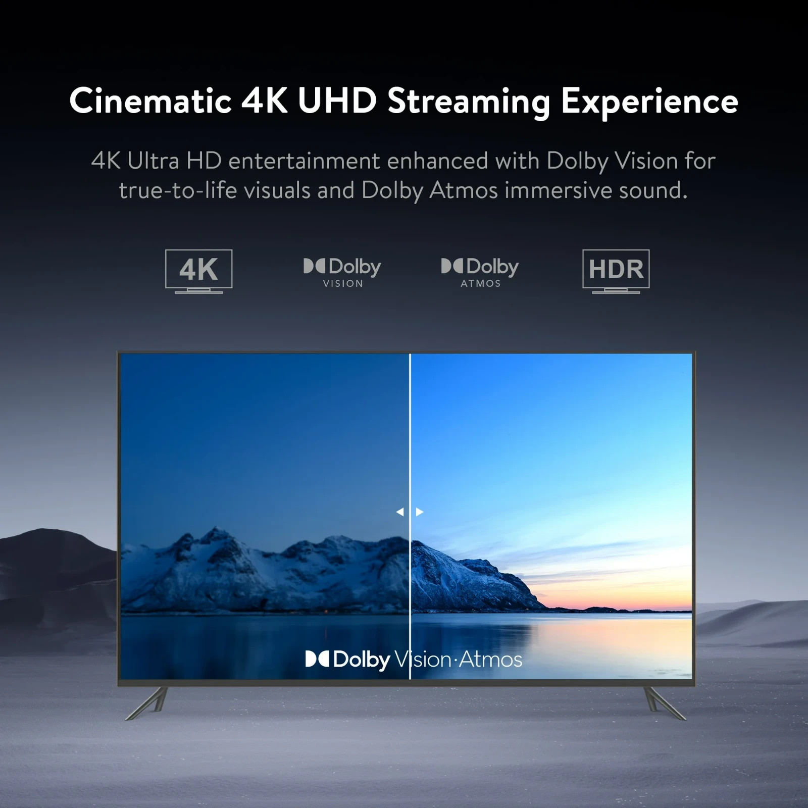 New 2025 onn. Google TV 4K Pro Streaming Device w/ Hands Free Voice Control