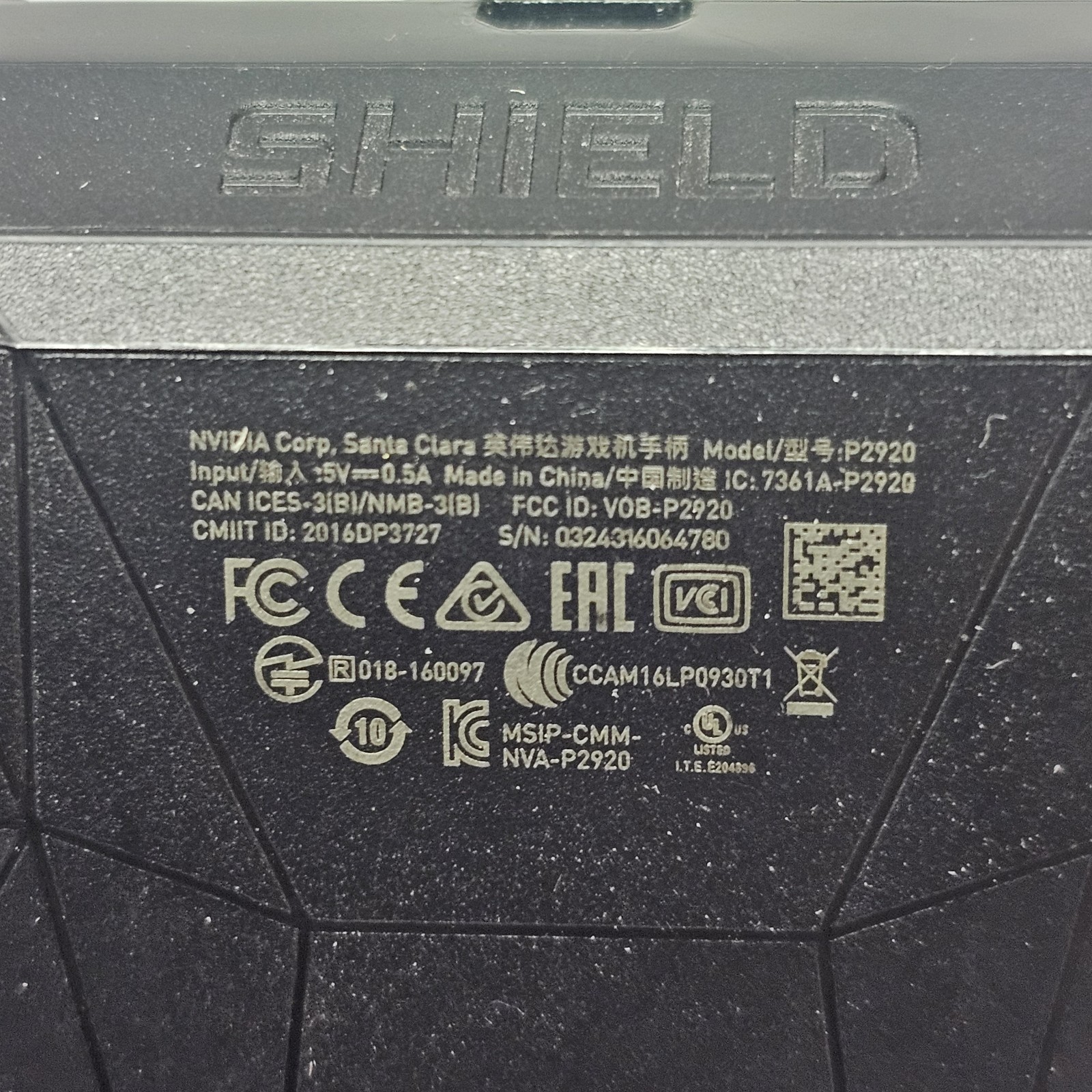 Nvidia Shield TV P2897, P2920 Controller & Remote NO POWER CABLE UNTESTED AS IS