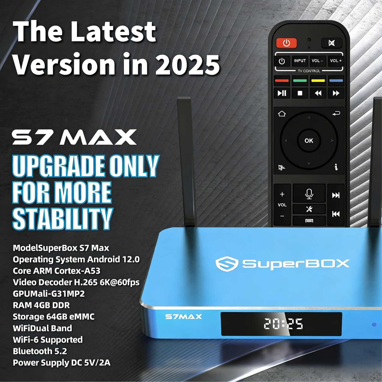 Genuine SuperBox S7 Max | Trusted Seller | 24/7 Priority Support | Same Day Disp