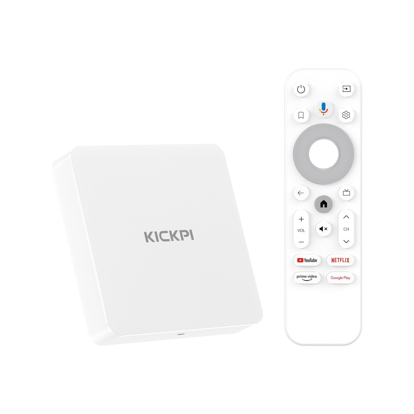 4K Android TV Box, Google Certified, 2GB RAM, 32GB ROM, Voice Search, Bluetooth