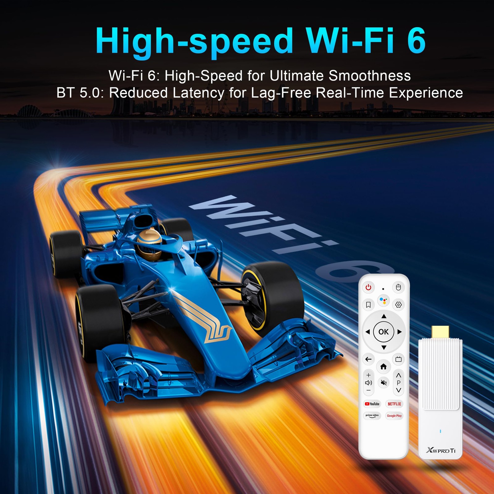 Android TV Stick 4K, 2025 TV Stick Android 14.0 2GB RAM 16GB ROM Ultra HD RK3…