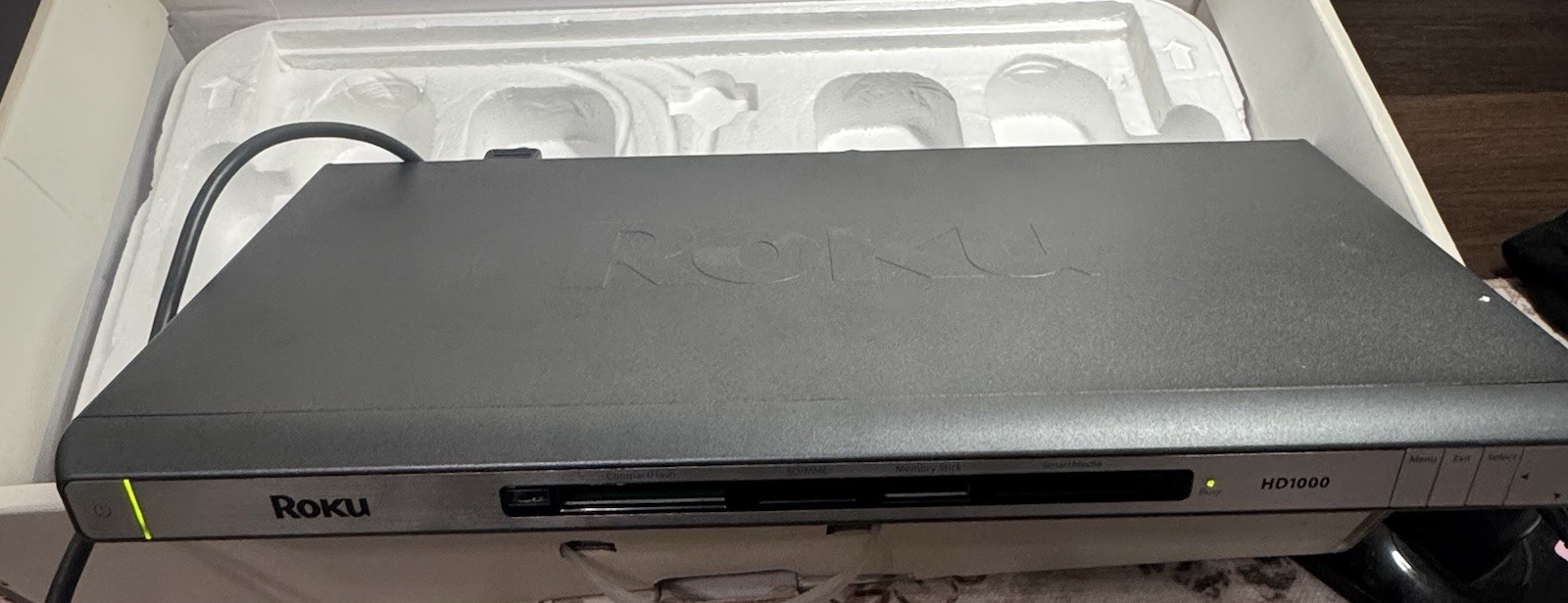 Vintage Roku HD1000 High Definition Media Player – Original Box & Manual