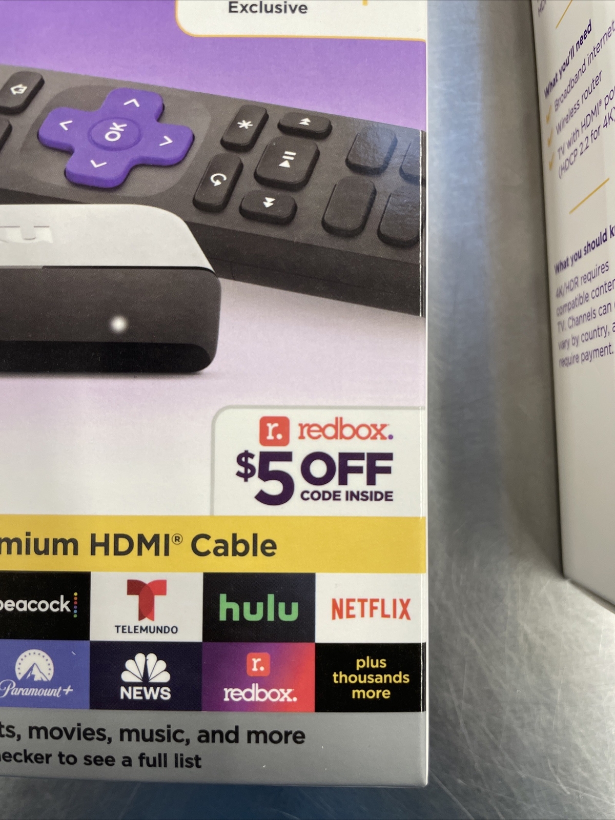 Roku Premiere Media Streamer – 3920R (Black)