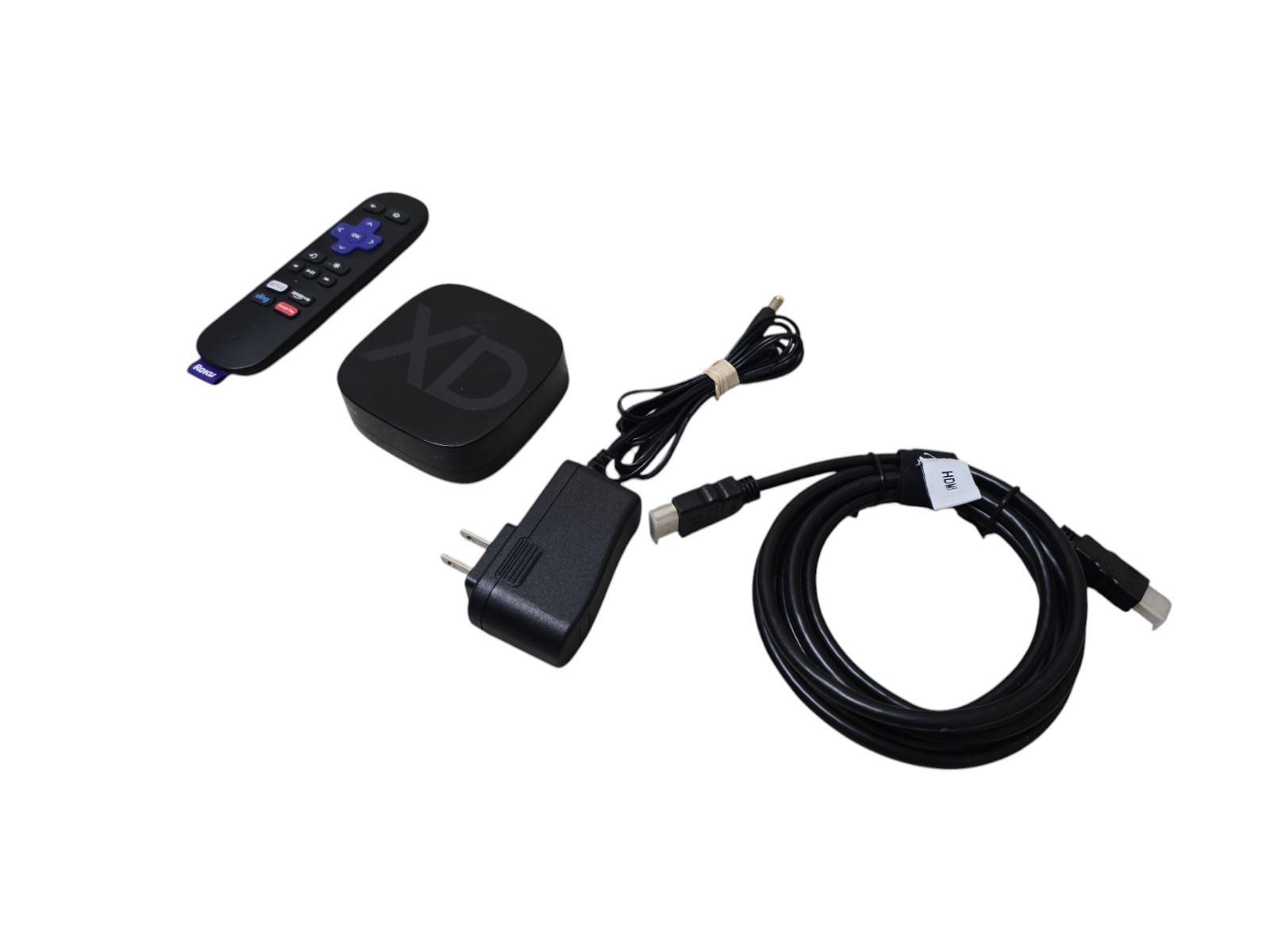 Roku 2 XD Media Streamer Box with Remote, Power Adapter & HDMI Cable | Tested