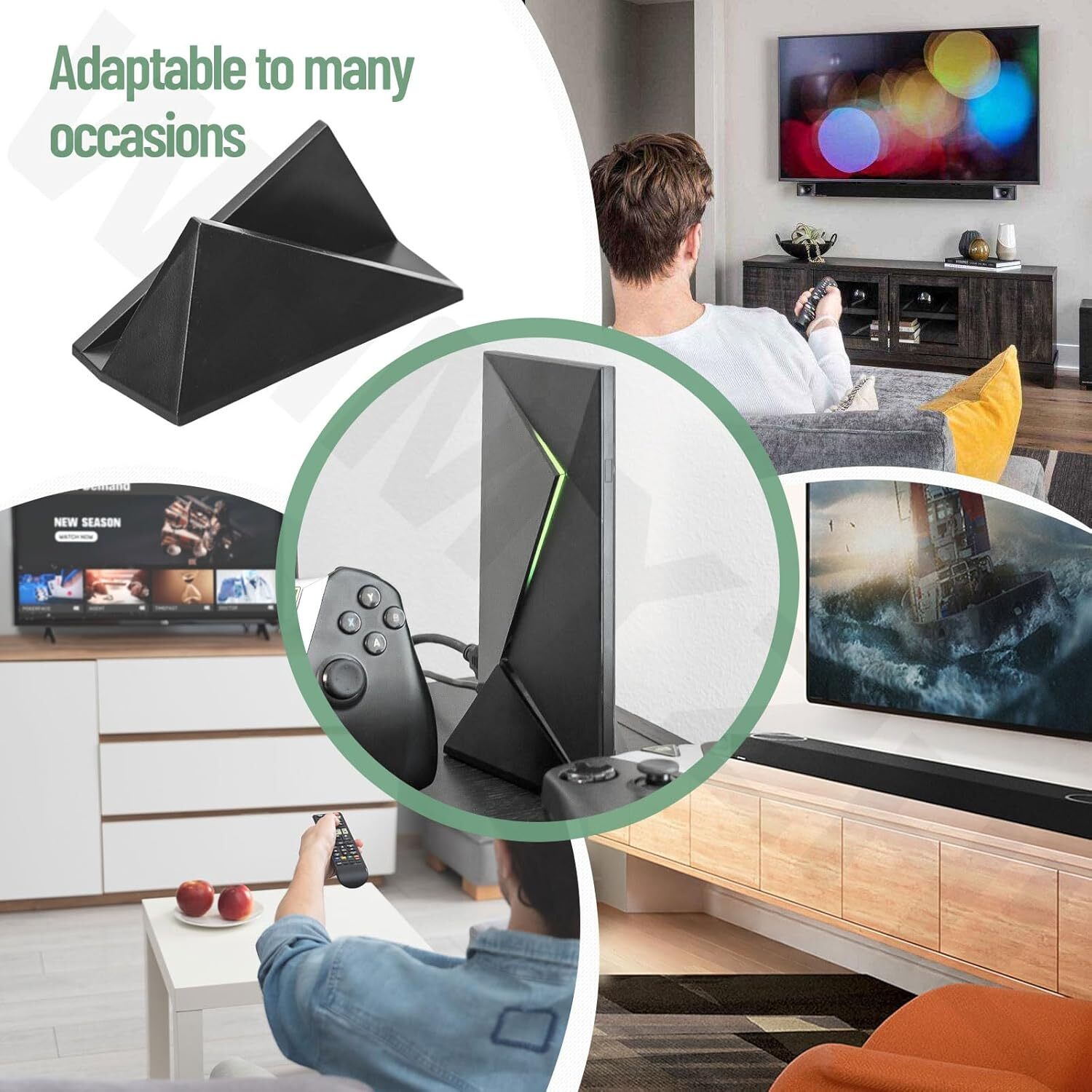Vertical Stand Organizer Compatible with Nvidia Shield Android TV (2017 &…