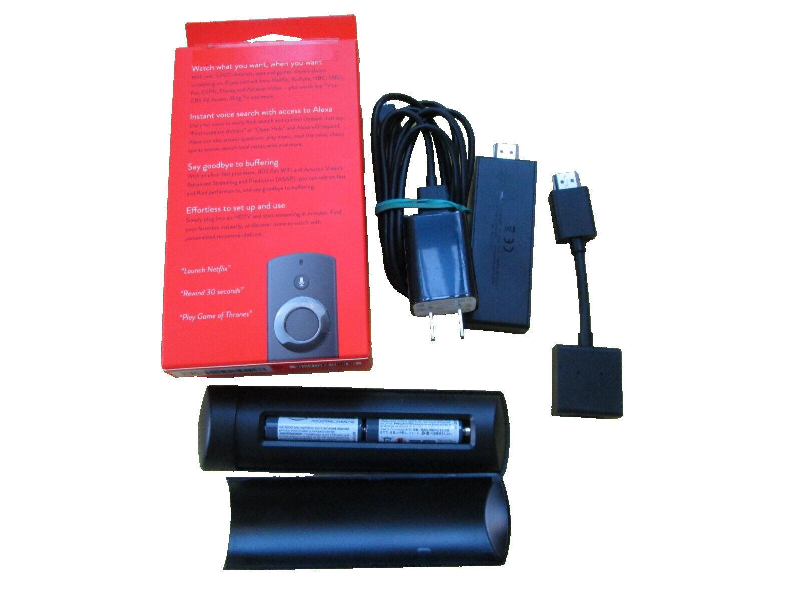 Amazon Fire Stick with Alexa Voice Remote/NEW/Open Box+GIFT/FREE SHIP IN US
