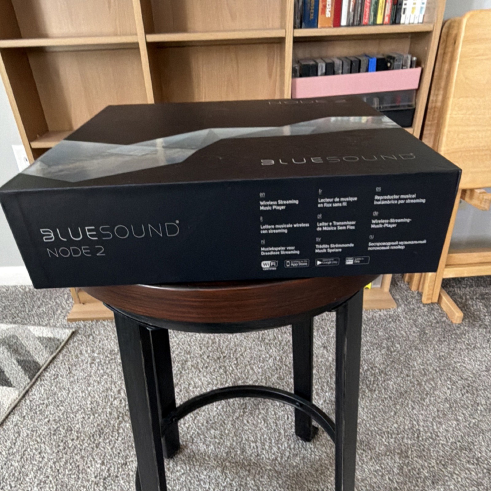 Bluesound Node 2 Wireless Streaming Music Streamer Wi-Fi Black