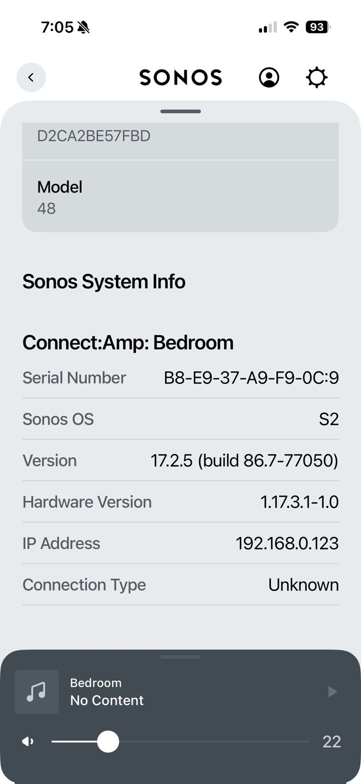 Sonos Connect:Amp Gen 2 S2 Compatible Digital Streamer Amp TESTED Rattle Sound