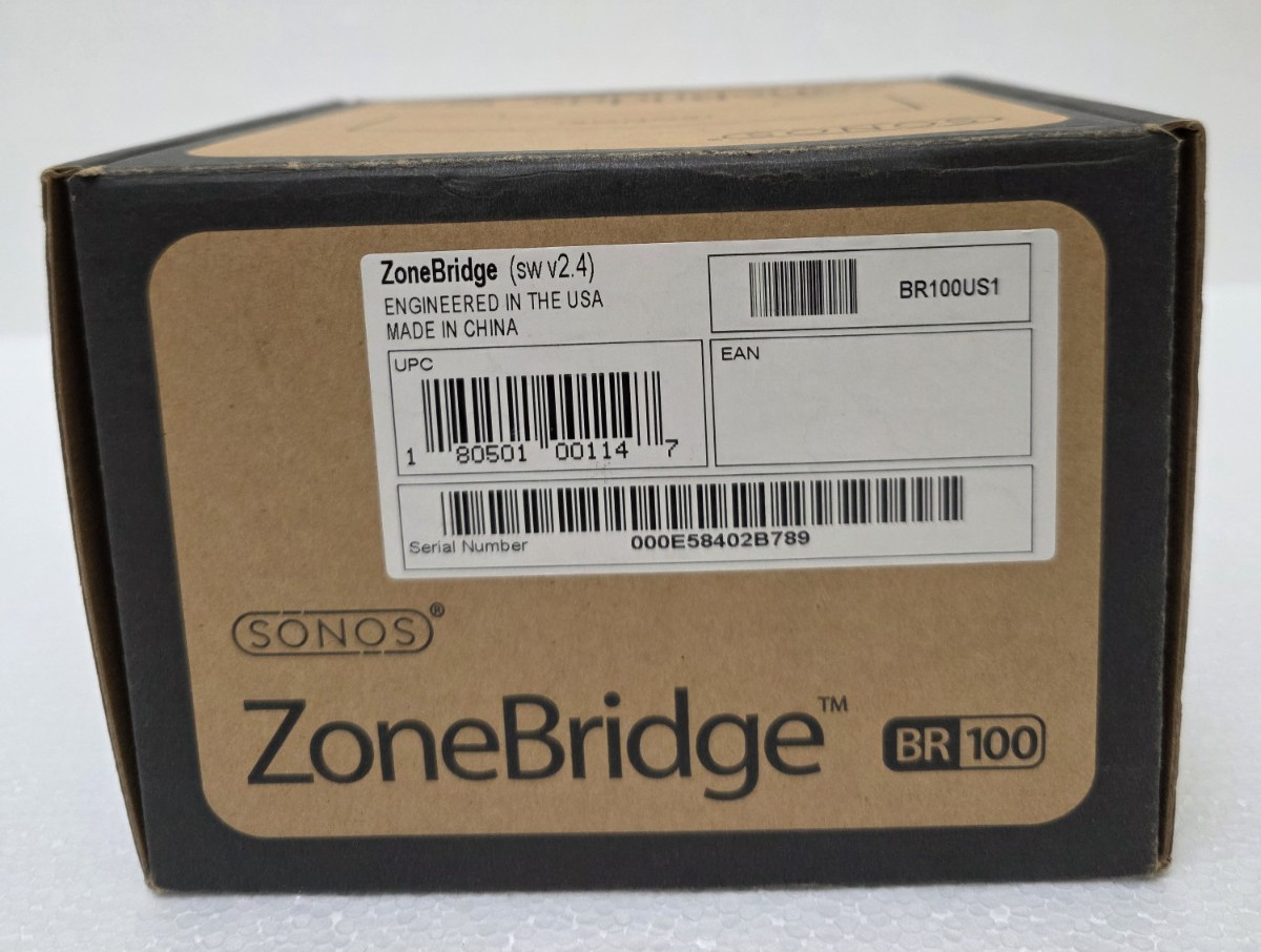 Sonos BR100 Multi-Room Music System Zonebridge Bridge Open Box
