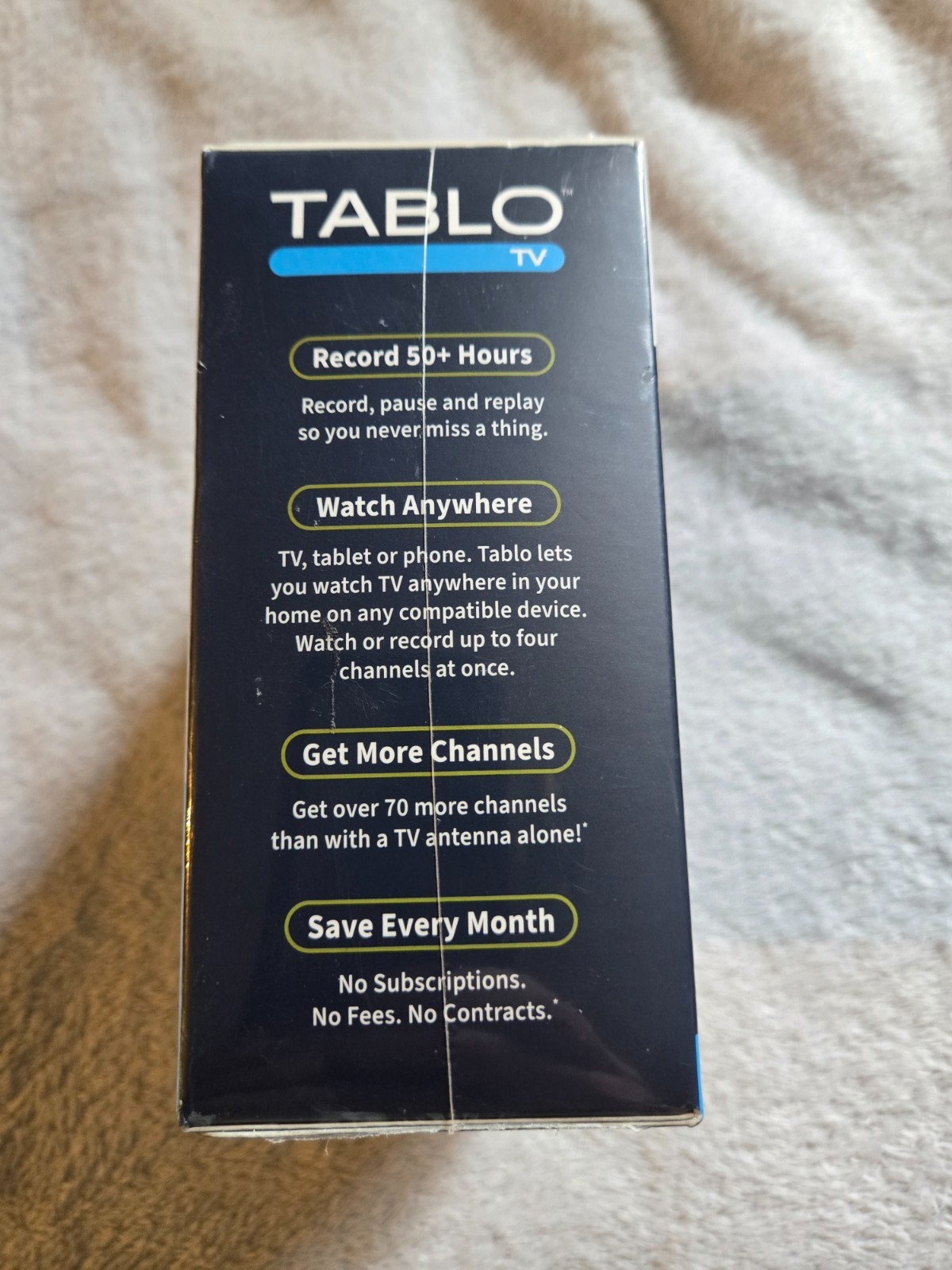 Tablo TV 4th Gen 2-Tuner 128 GB 50 Hour OTA Live TV DVR TF1282B