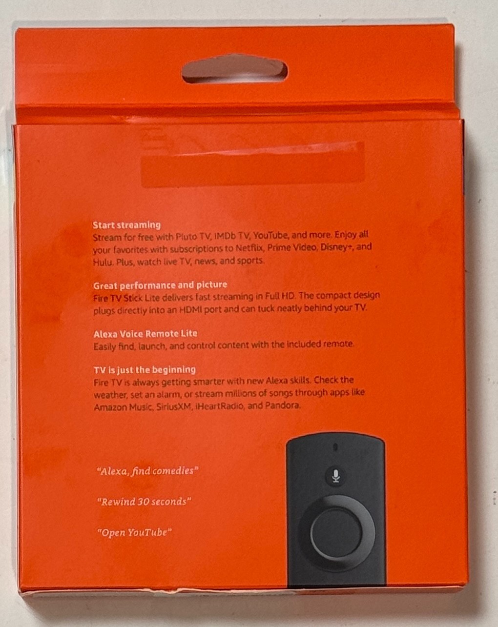 AMAZON Fire TV Stick Lite HD Media Streamer with Alexa Voice Remote Lite – Black