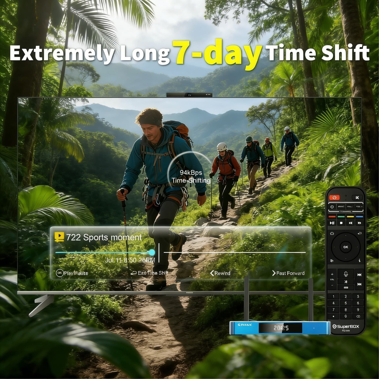 SuperBox S7 Max 6K WiFi 6 Media Player 4GB/64GB Bluetooth Voice Remote