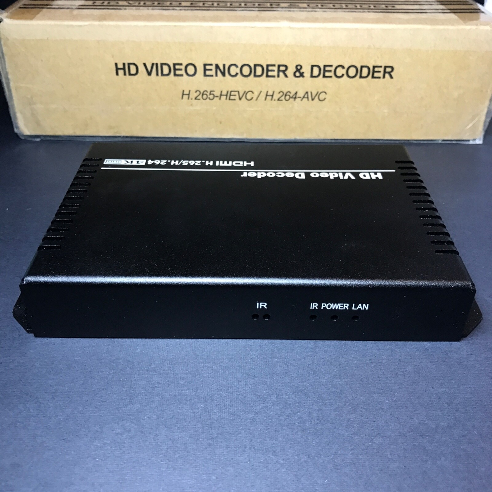 H.265 H.264 Ultra HD 4K Video Audio Decoder IP Streaming Decoder IP To HDMI +
