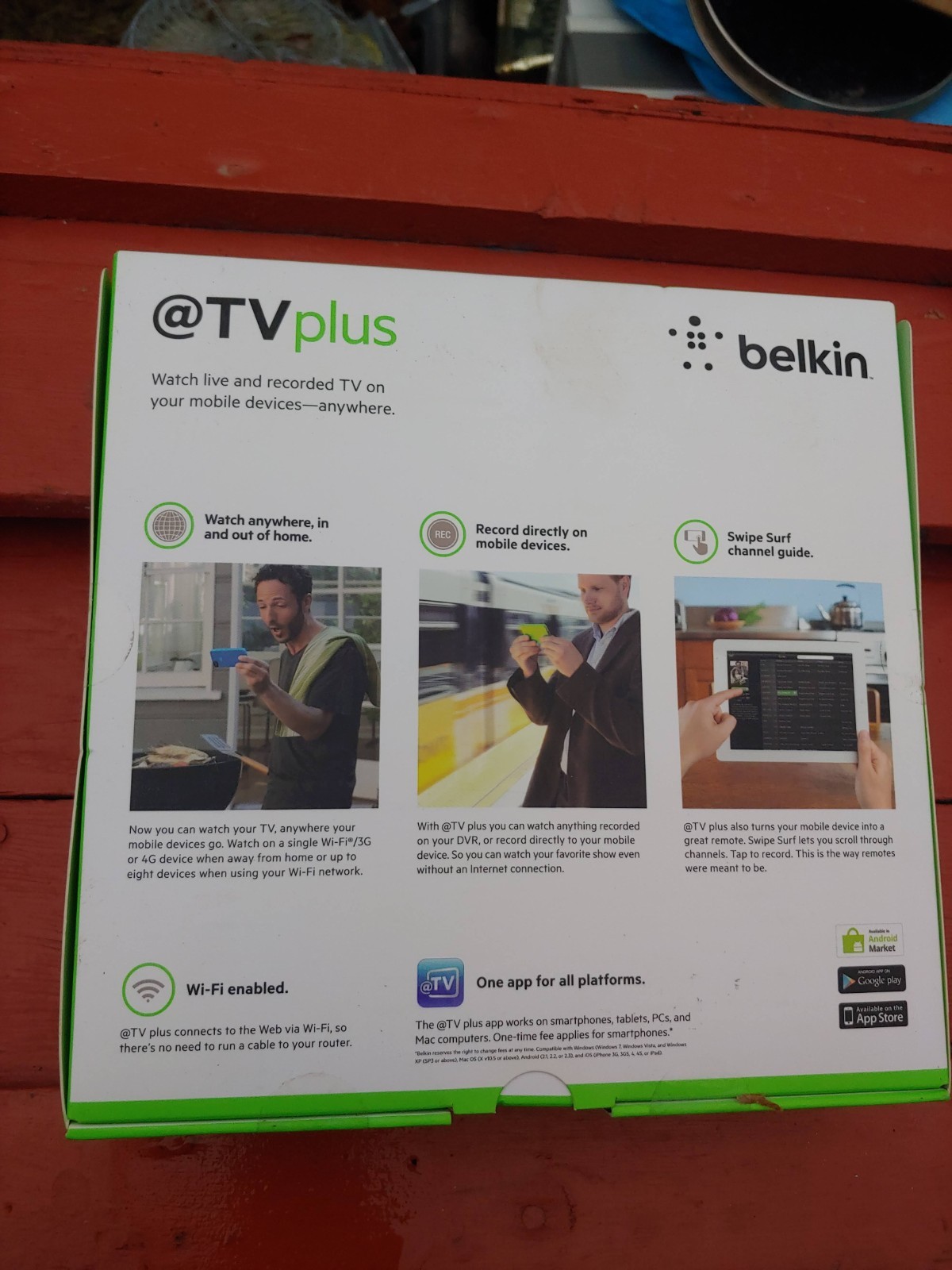 Belkin @TV Plus Set-Top Box Mobile Television Anywhere G1V1000 – NIB
