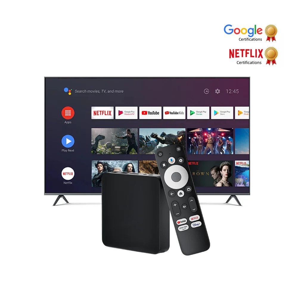 Dcolor GD2 Android 12 TV Box Amlogic S905Y4 2GB/16GB 4K@60Hz WiFi BT Voice