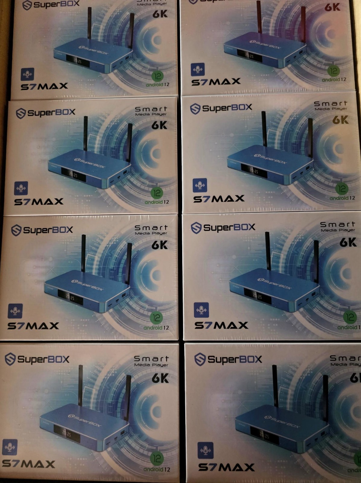 SuperBox S7 Max Android TV Box 6K UHD Streaming Media Player | Voice Remote WiFi