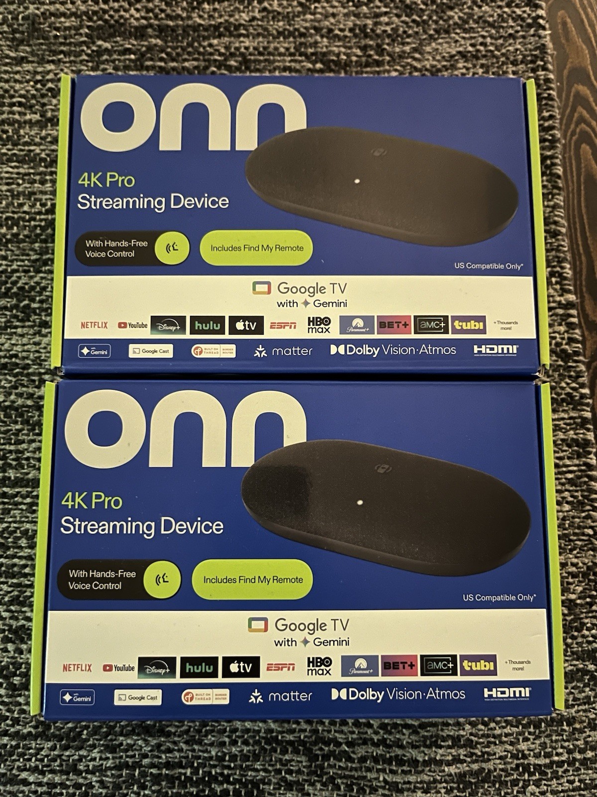 onn. 4K Pro Loaded Google TV 32GB Dolby Atmos Wi-Fi HDMI Voice 2026