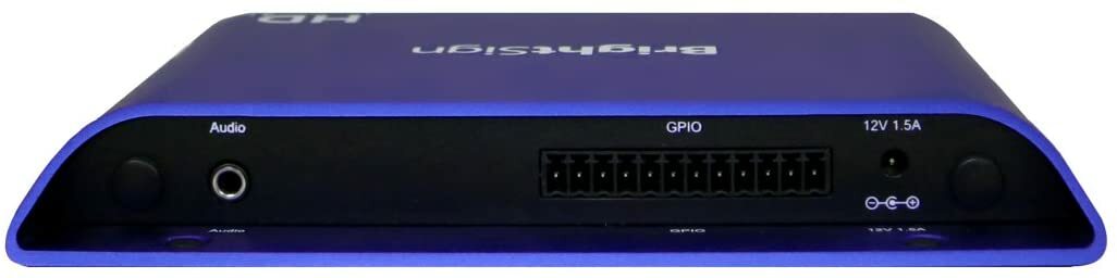 BrightSign HD223 Full HD Standard I/O HTML5 Player WIFI with power cord