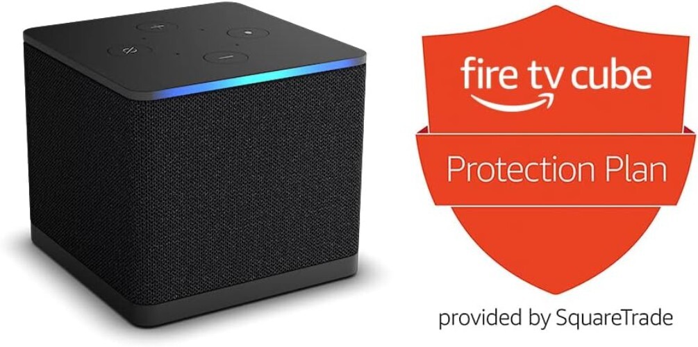 Exclusive Fire TV Cube Combo: Fast Streaming & 2-Year No-Deductible Protection