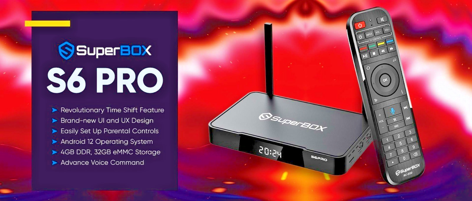 SuperBox S6 Pro – Open Box Used – Latest 2025 Model – Free Delivery – PACK OF 2