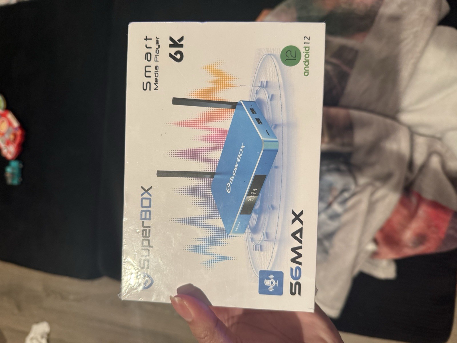NEW SuperBox S6 Max 6K Smart Media Wi-Fi 6 Blue Edition