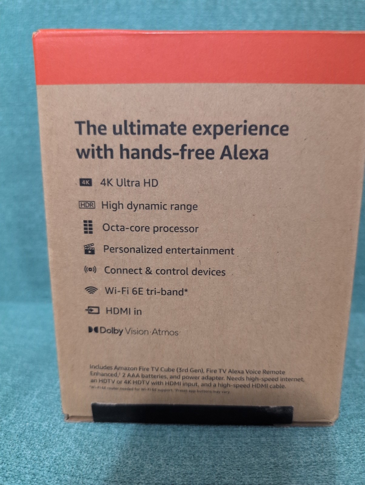 Amazon Fire TV Cube, with AI-powered Fire TV Search, Hands-free Alexa + 6E 4K