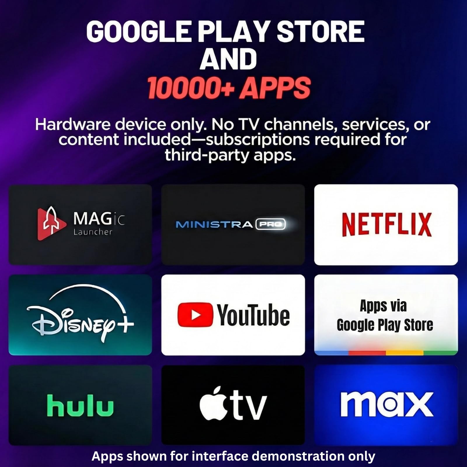 Raxxio MAG555 4K Streaming Media Player Google TV OS, Dual-Band Wi-Fi, 4K HDR…