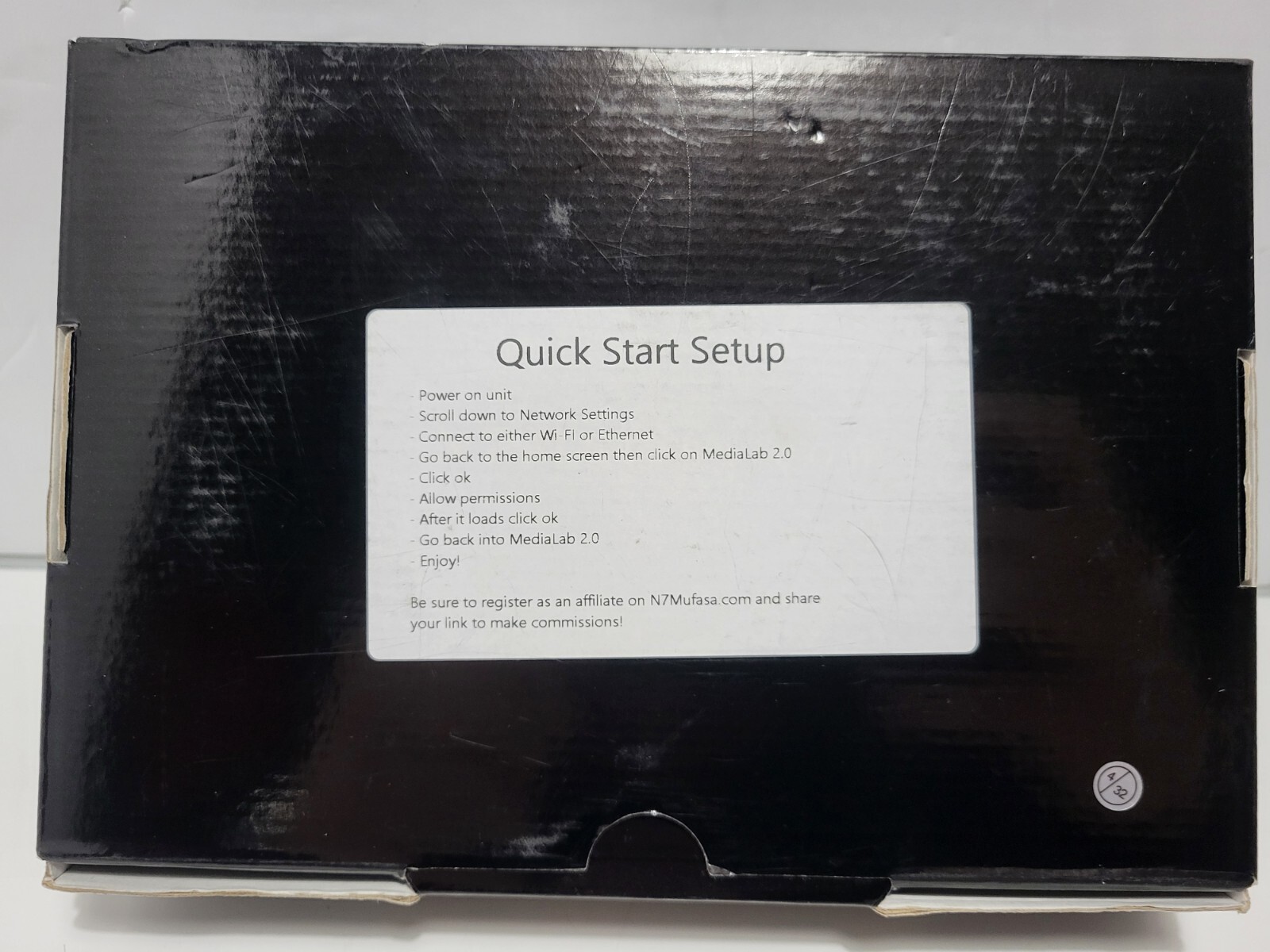 N7 Mufasa Edition TV Media Player Brand New Open Box RAM 4G 32G ROM