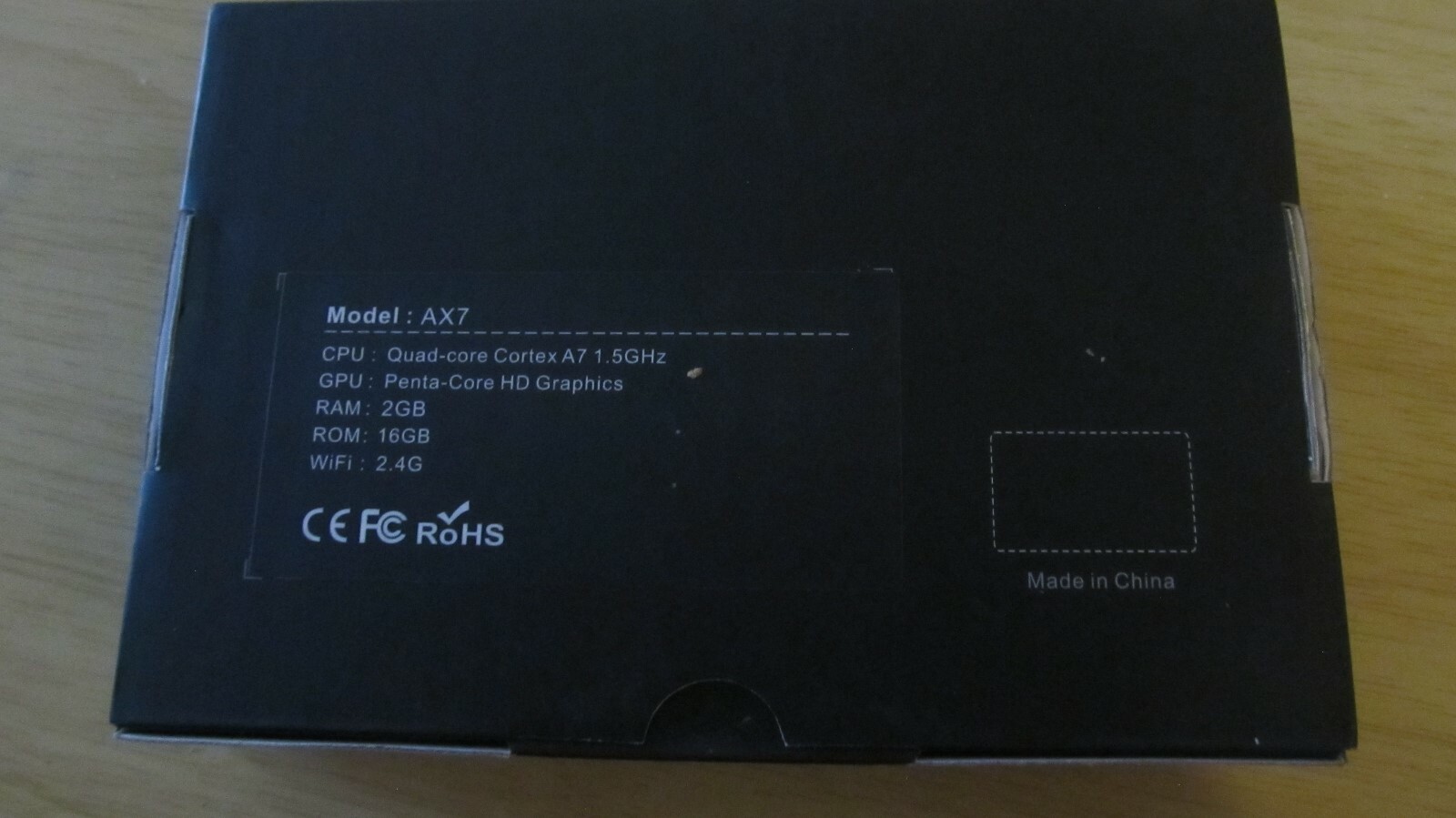 RoHS, Q8 Andriod 7.1 Smart Box 2.4G WiFi 2GB DDR3 16GB