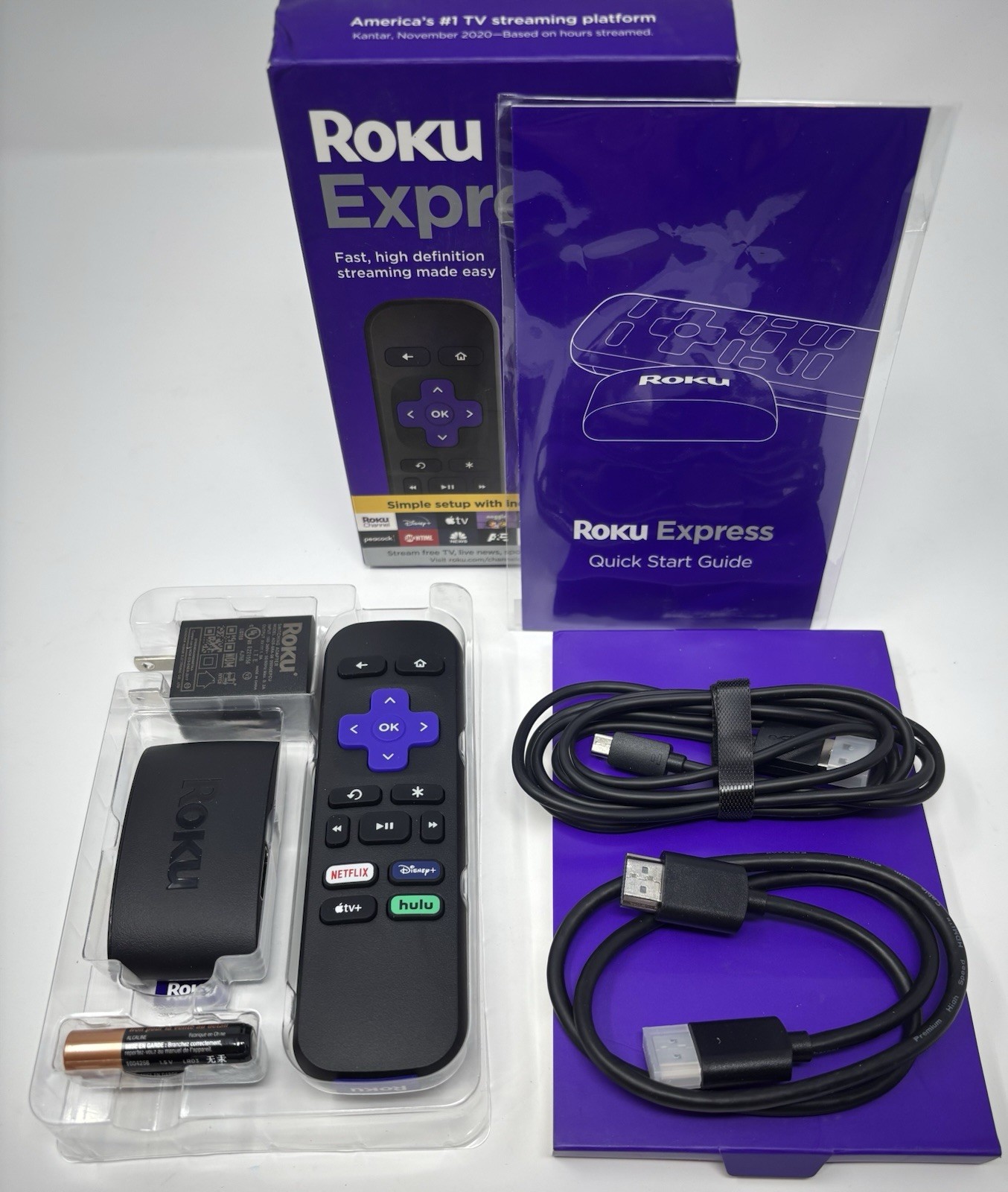 Roku Express Cable Remote – Black 3960R (I)