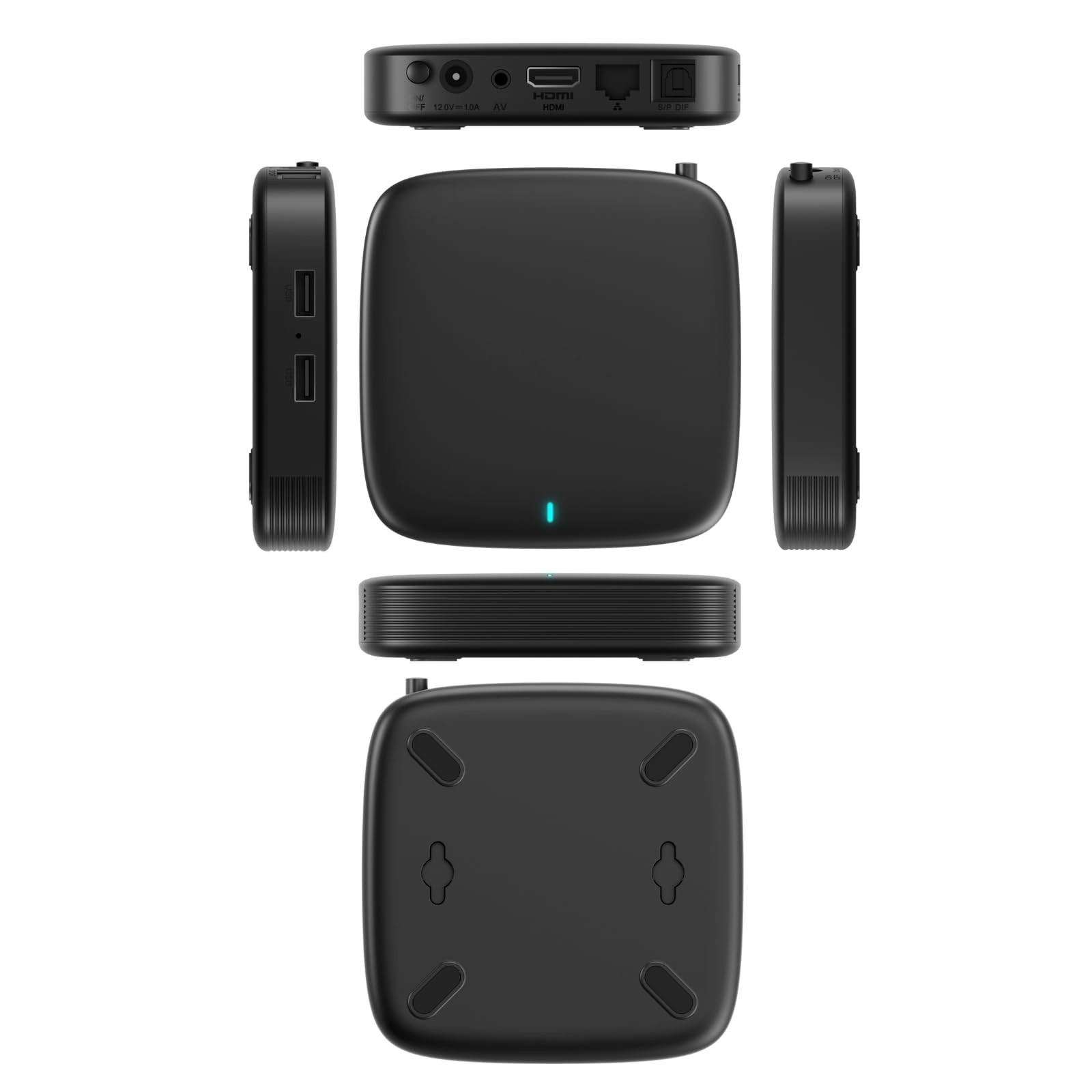 Raxxio MAG555 4K Streaming Media Player Google TV OS, Dual-Band Wi-Fi, 4K HDR…