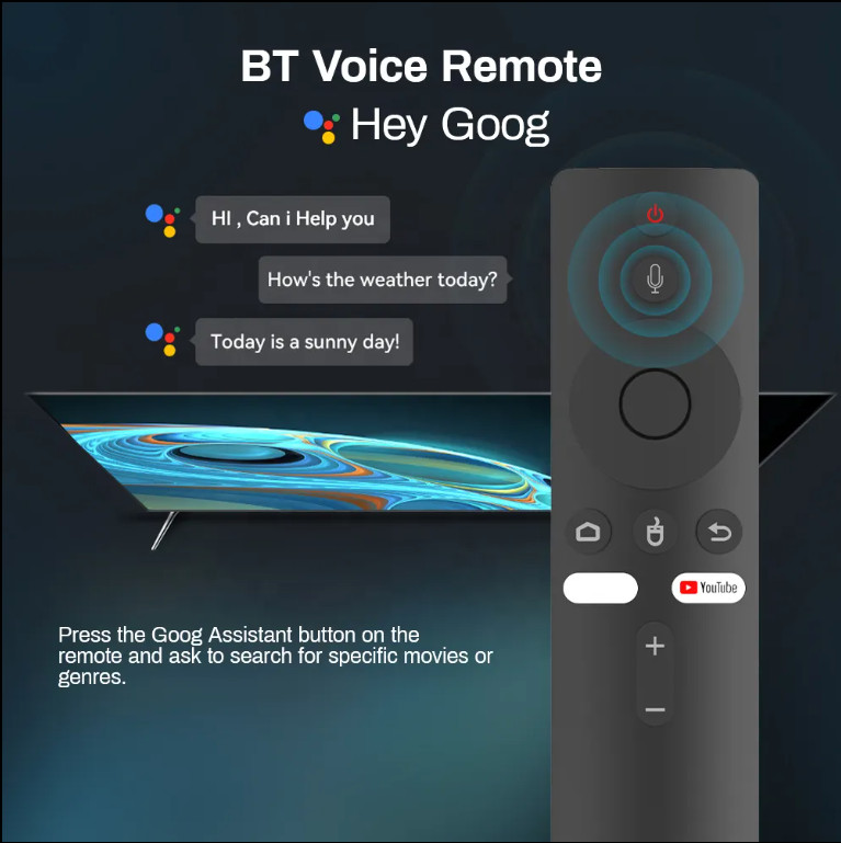 Android TV 10 U8 Stick 2GB 16GB Dual-Band Player Bluetooth Voice